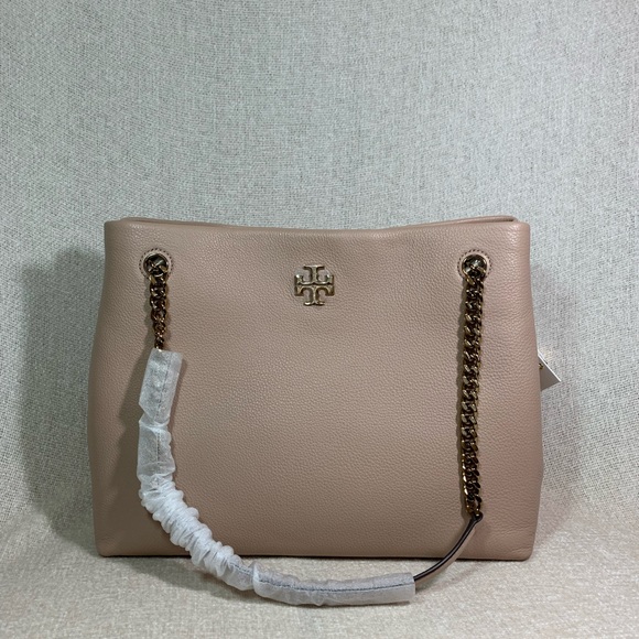 Tory Burch Bags Tory Burch Devon Sand Kira Pebbled Leather Tote
